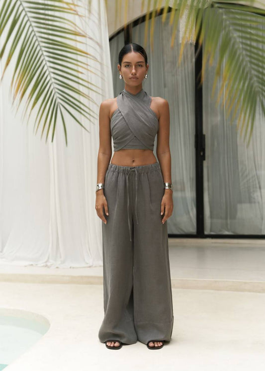 Layered Cross Neck